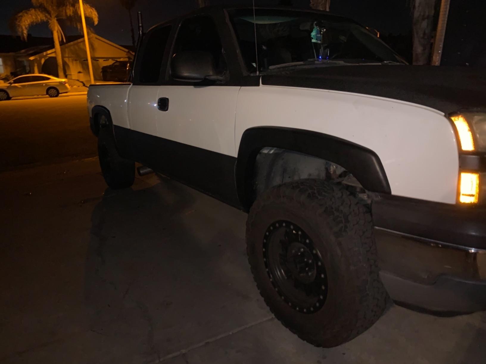 G-PLUS Fender Flares Kit Compatible with Chevy Silverado 1500 2020-2023, Fit GMC Sierra 1500 2020 84297538 Smooth Painted customer photo 1