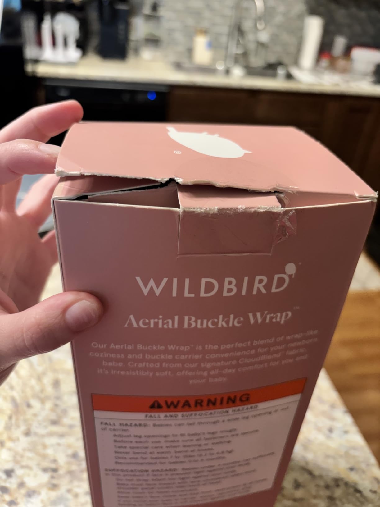 WildBird - Aerial Buckle Wrap - 0-6 Months - Standard (XS-XL) Acadian - Newborn Baby Carrier - Front Carry - Soft Fabric, Straps, Head Support, Padded Waist Belt - Baby Essentials - New Mom Gifts customer photo 1