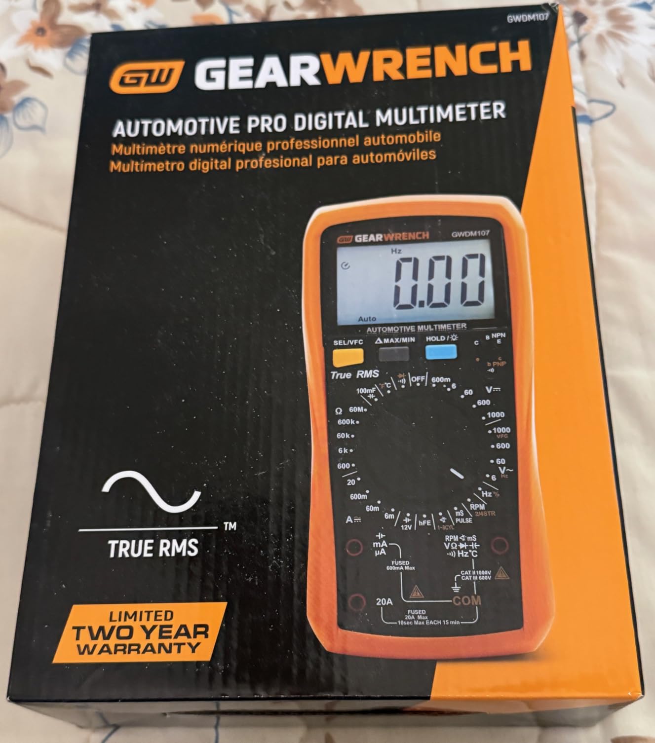 GEARWRENCH Automotive Pro Digital Multimeter | GWDM107 customer photo 2