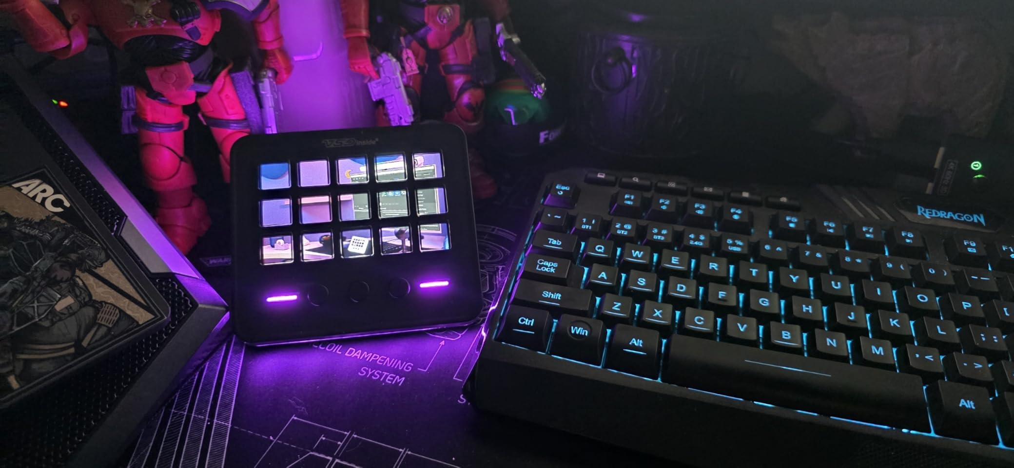 VSD M18 Macro Pad Programmable Keypad, Stream Controller Streaming Deck, Customizable LCD keys, Gaming shortcut keyboard, USB sound board, Trigger actions in OBS, Twitch, YouTube, Works with PC Mac customer photo 2