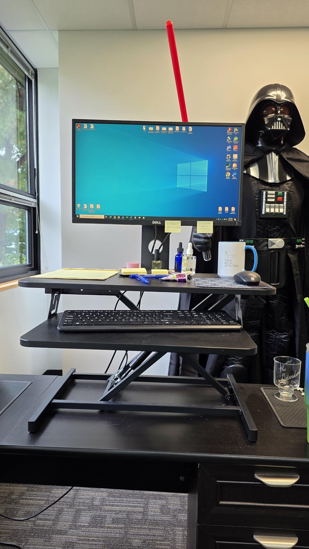 VIVO Black 28 in Standing Desk Converter, DESK-V028S customer photo 1