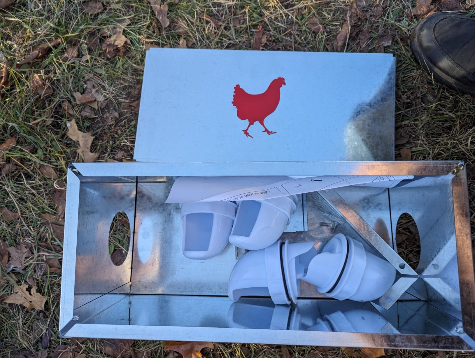 60-90lb Automatic Chicken Feeder customer photo 2