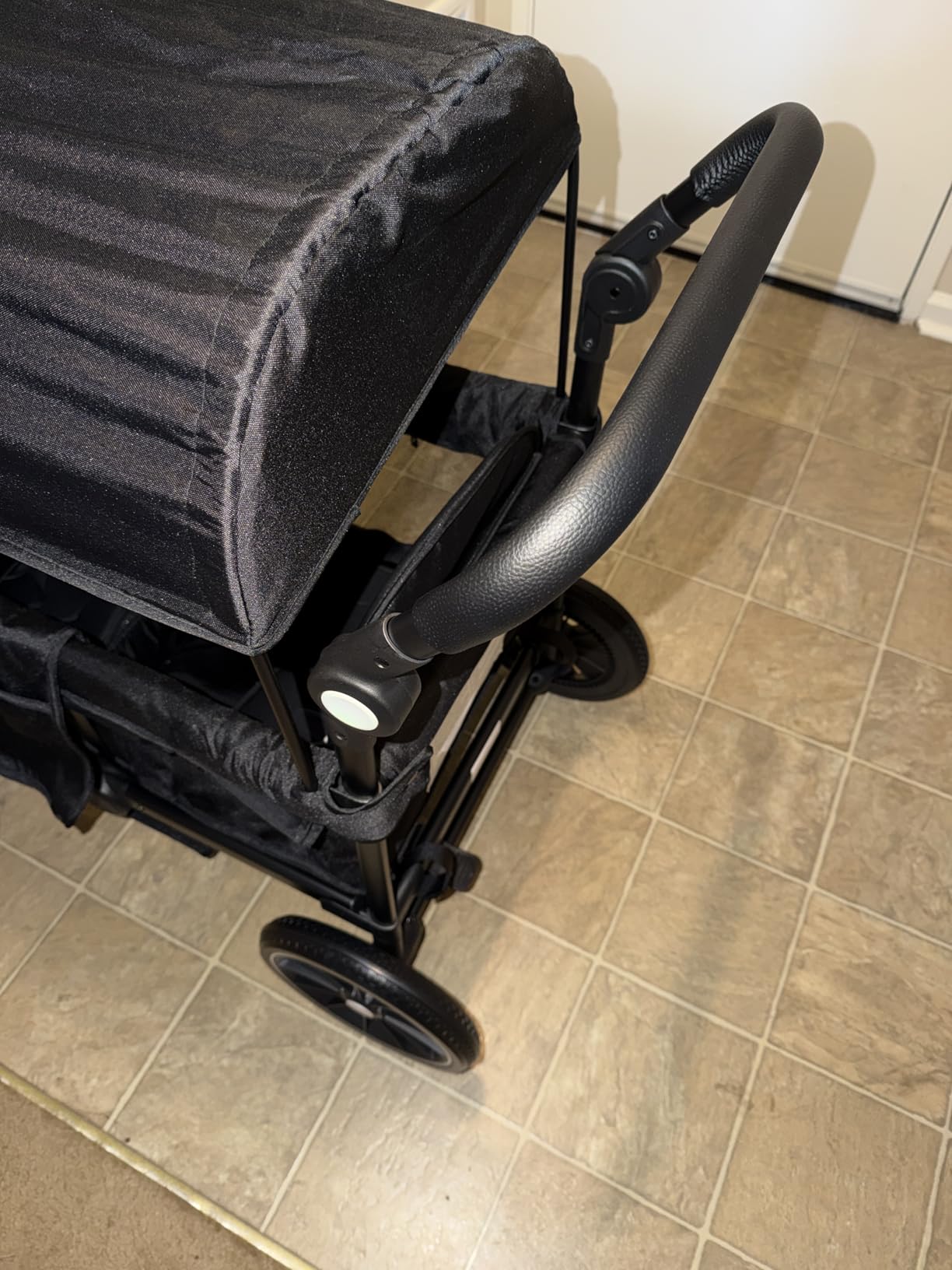 TODEFULL Foldable Wagon Stroller for 2 Kids, Stroller Wagon with Canopy customer photo 2