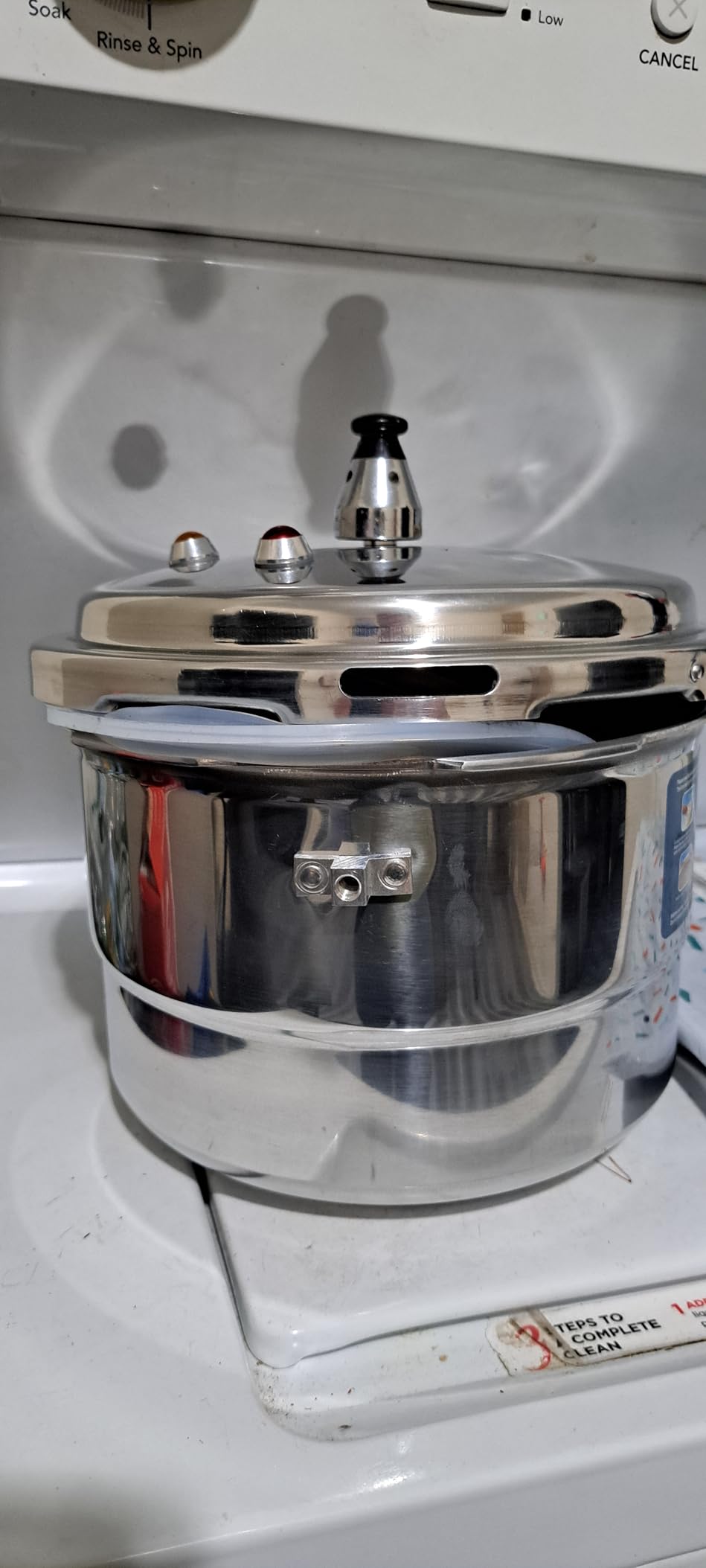 Wantjoin Aluminum Pressure Cooker 23Qt Pressure Canner, Pressure Pot with Pressure Control for Home Kitchen or Restraurant, Commercial Pressure Cooker with Gauge customer photo 2