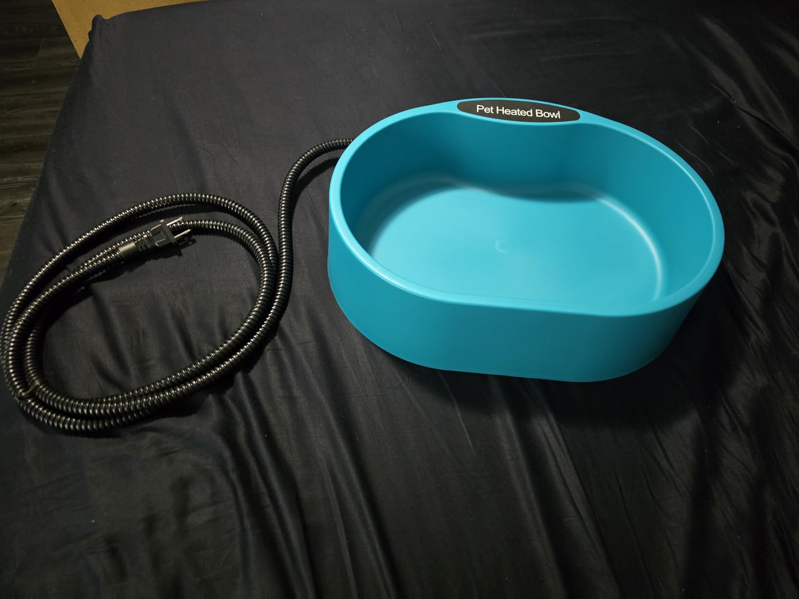 Heated Chicken Waterer, 125OZ Large Capacity Poultry Water Heater for Chicken Coop Hens Turkey Goose Duck Pigeon Poultry Birds Dog Cat Drinker in Winter customer photo 2