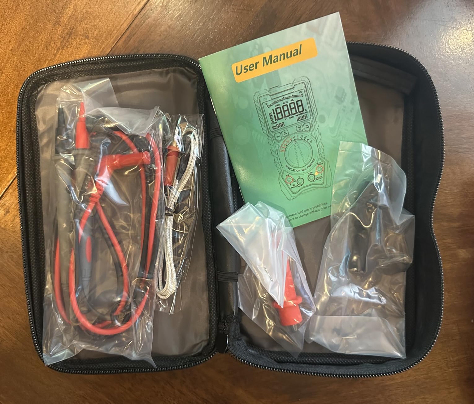 ZOYI ZT-1000R 2 in 1 Megohmmeter Multimeter, 50V/100V/250V/500V/1000V 5 Gear with DAR&PI, Insulation Resistance up to 20GΩ, 19999 Counts Auto Range T-RMS, V,Ω,C,FREQ,Temp, Diode,Continuity Tester customer photo 2