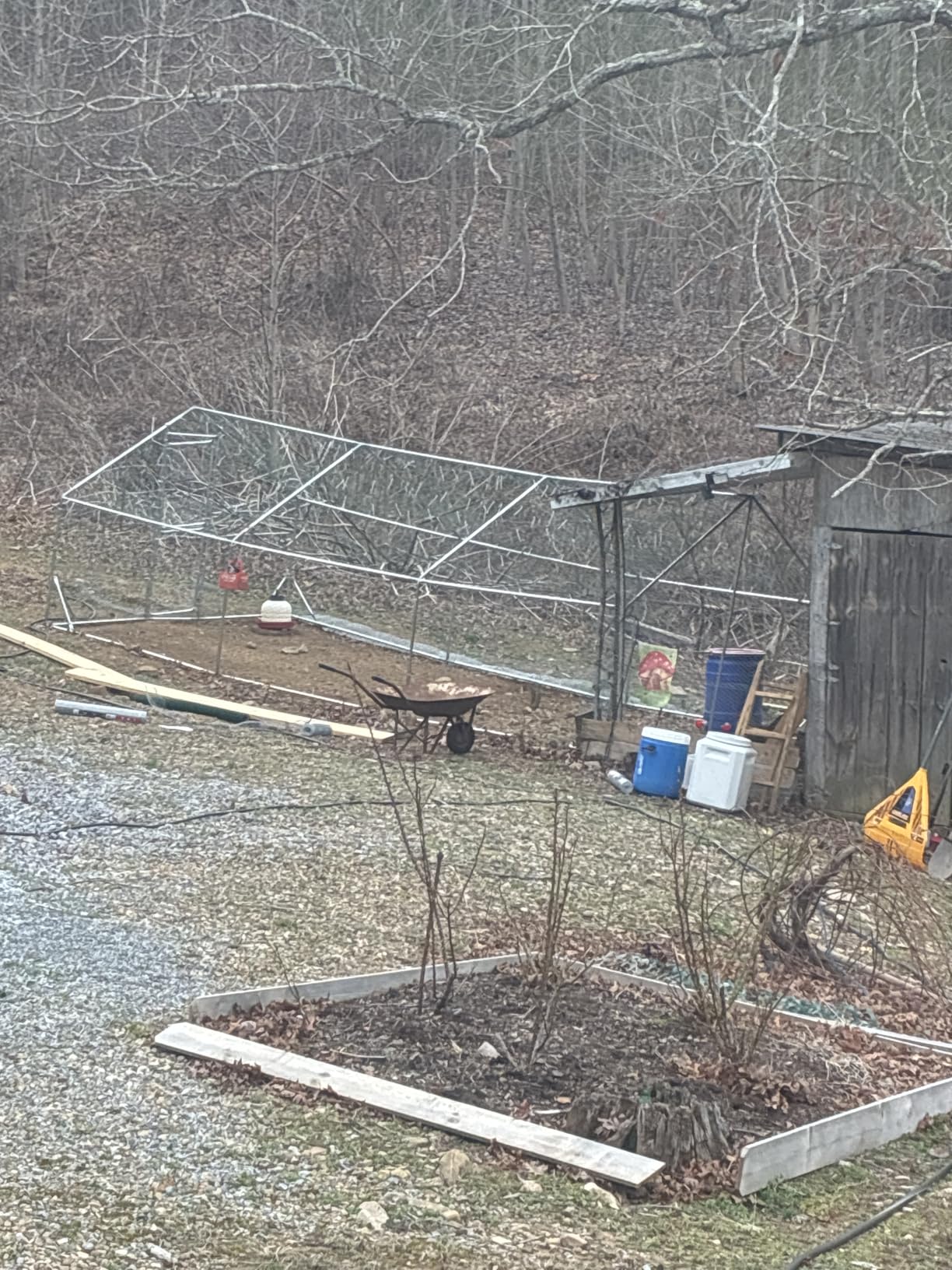 Large Chicken Coop,Metal Chicken Run for Yard with Feeding Door,Walk-in Chicken Pen for 20-30 Chickens,Outdoor Poultry Cage with Anti-UV Cover,Duck Rabbit House customer photo 2