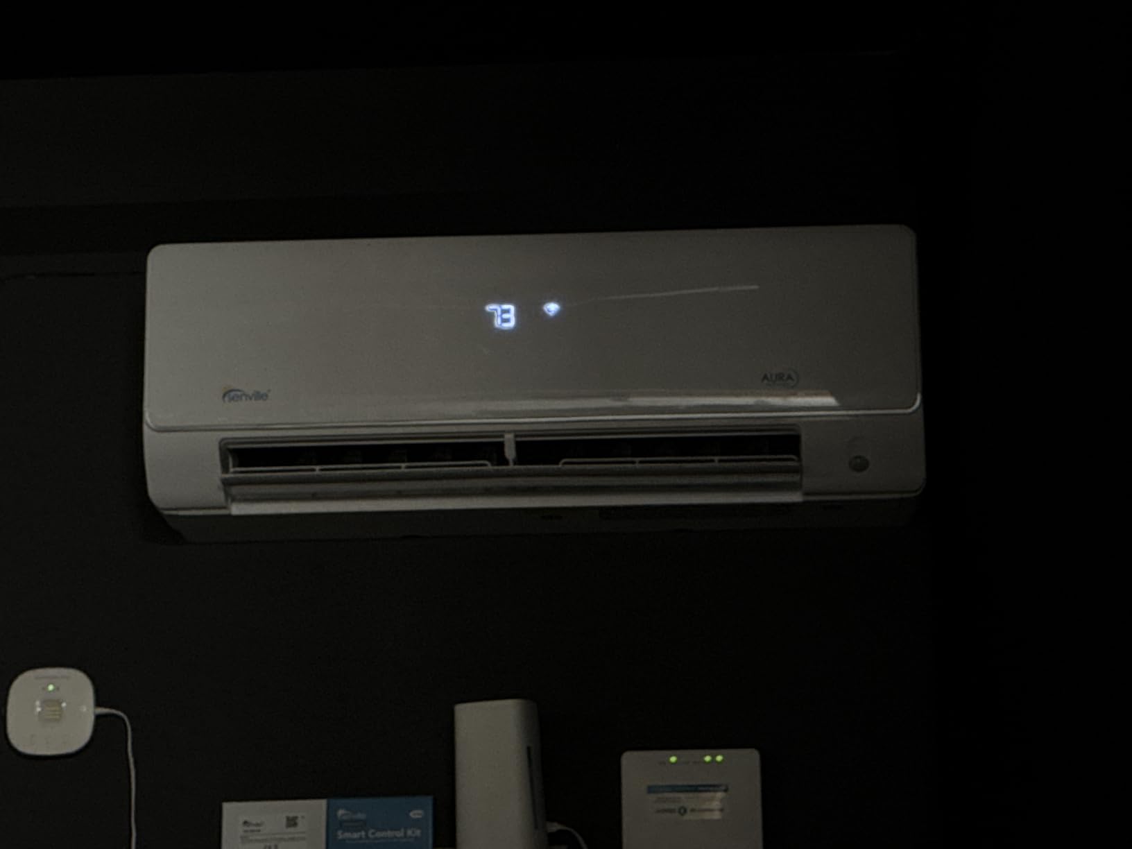 Senville AURA Mini Split Air Conditioner, Heat Pump, White, 15000 BTU customer photo 1