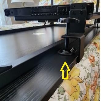 VIVO Black Clamp-on 23” to 30” x 11