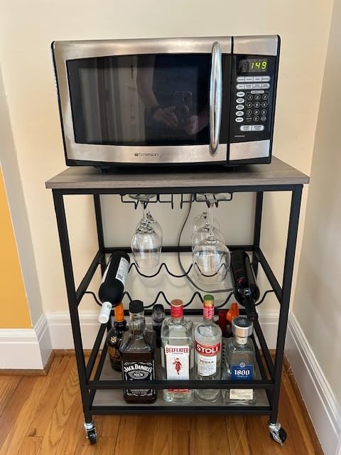 VASAGLE Rolling Cart with Drawers,5 Drawers Storage Cart, White customer photo 1