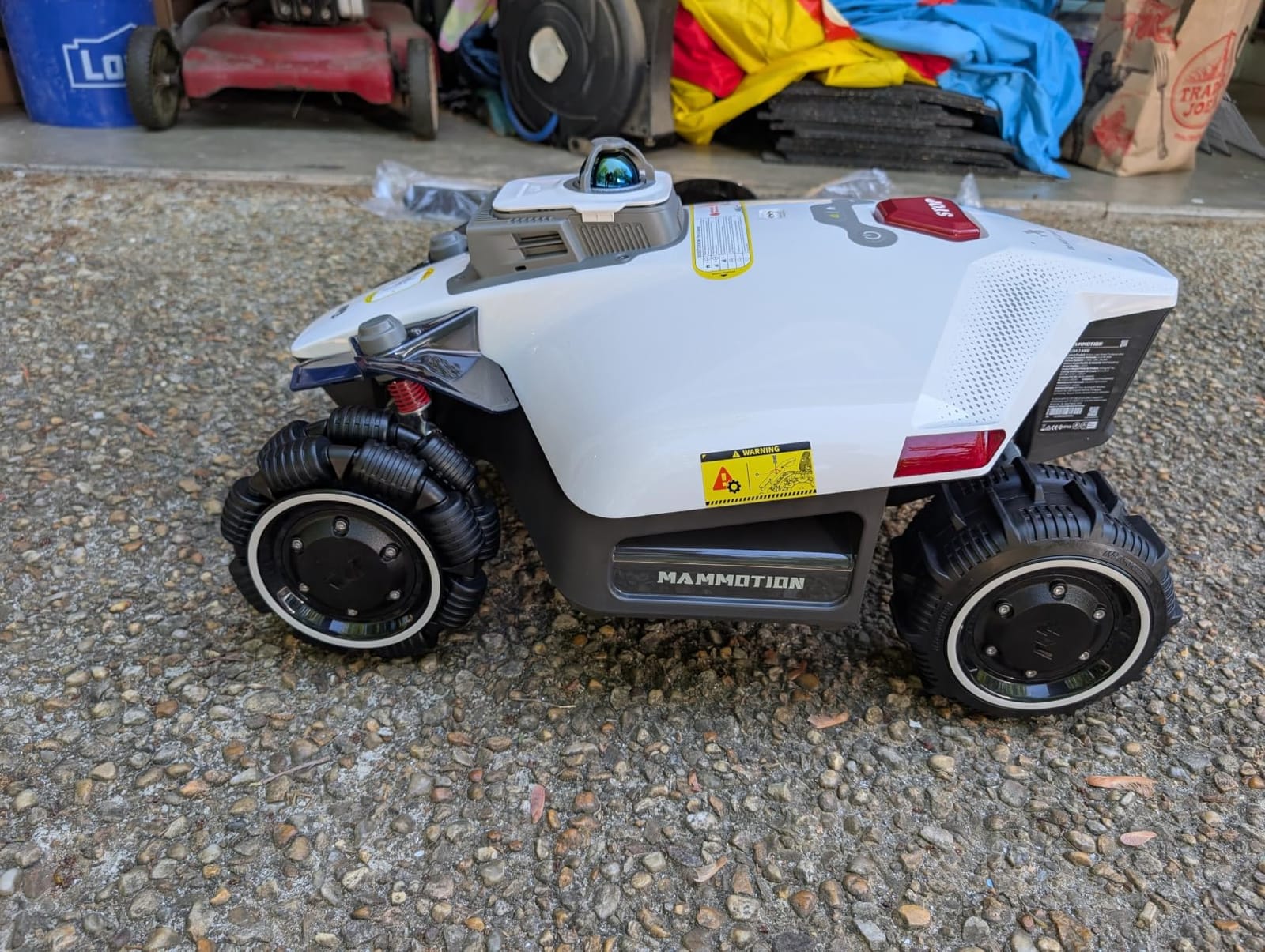 Mammotion LUBA 3 AWD 3000 Robot Lawn Mower for 0.75 Acre, 360° LiDAR+NetRTK+AI Vision Tri-Fusion Positioning, All-Wheel-Drive for 80% Slopes, 30 Multi-Zone Management, Cutting Height 1.0