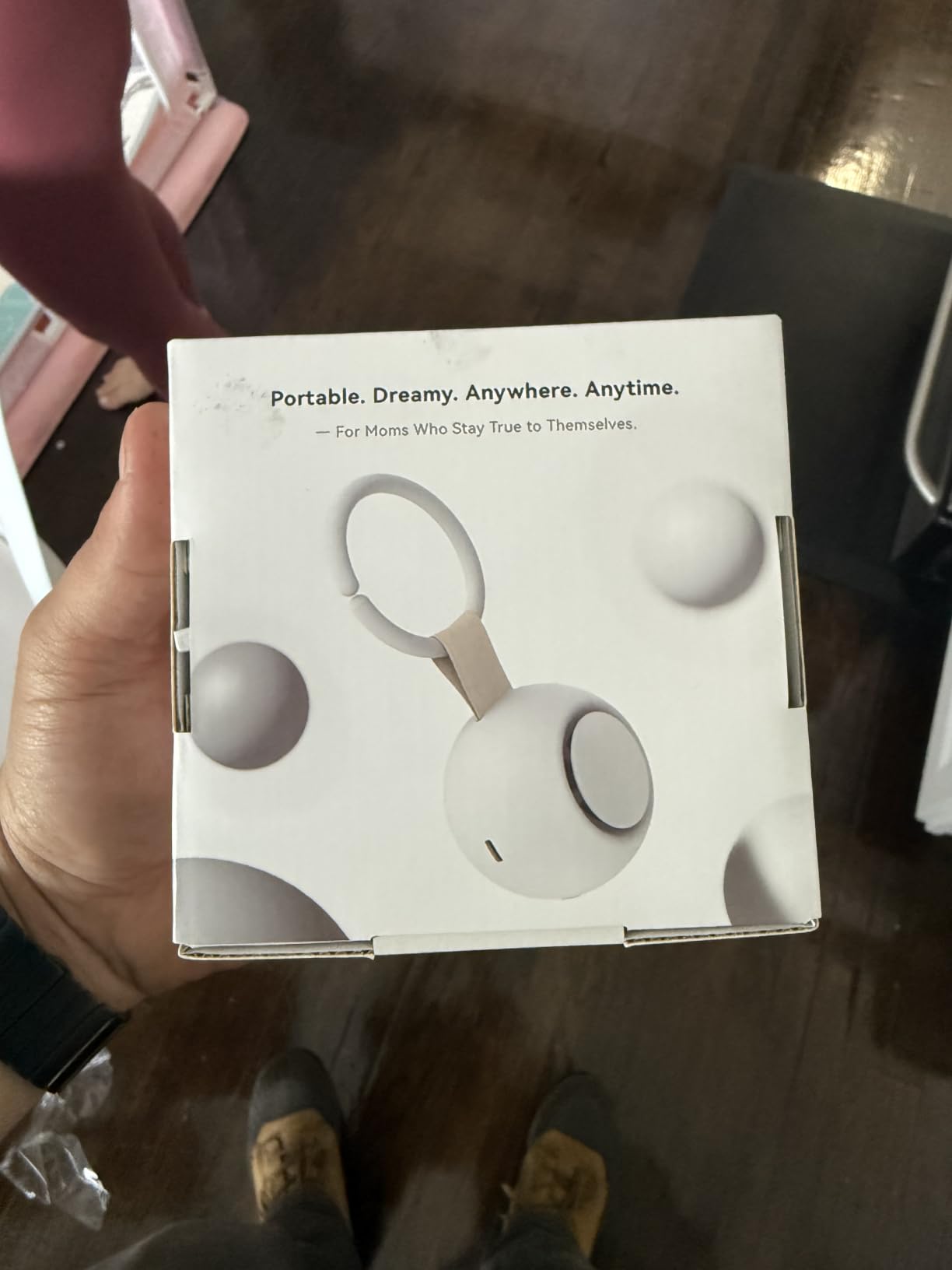 CHICWAY Portable Sound Machine with AI Cry Detection White Noise Machine customer photo 2