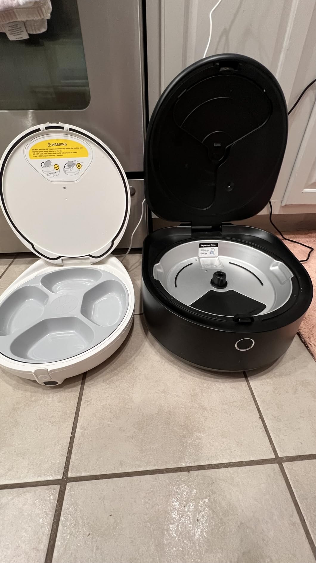 Automatic Cat Feeder for Wet Food, Smart Dual-Temp Semiconductor customer photo 2
