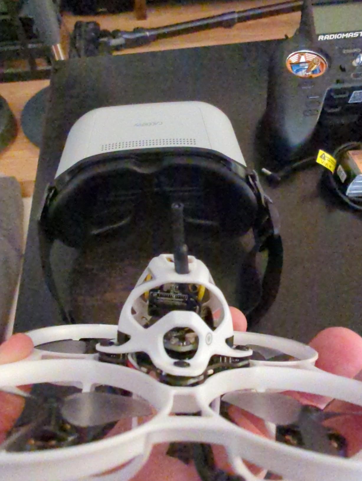 CADDXFPV Curve Micro 16 1S White FPV Whoop Drone, ELRS, 1080p 120fps, 500mW customer photo 1