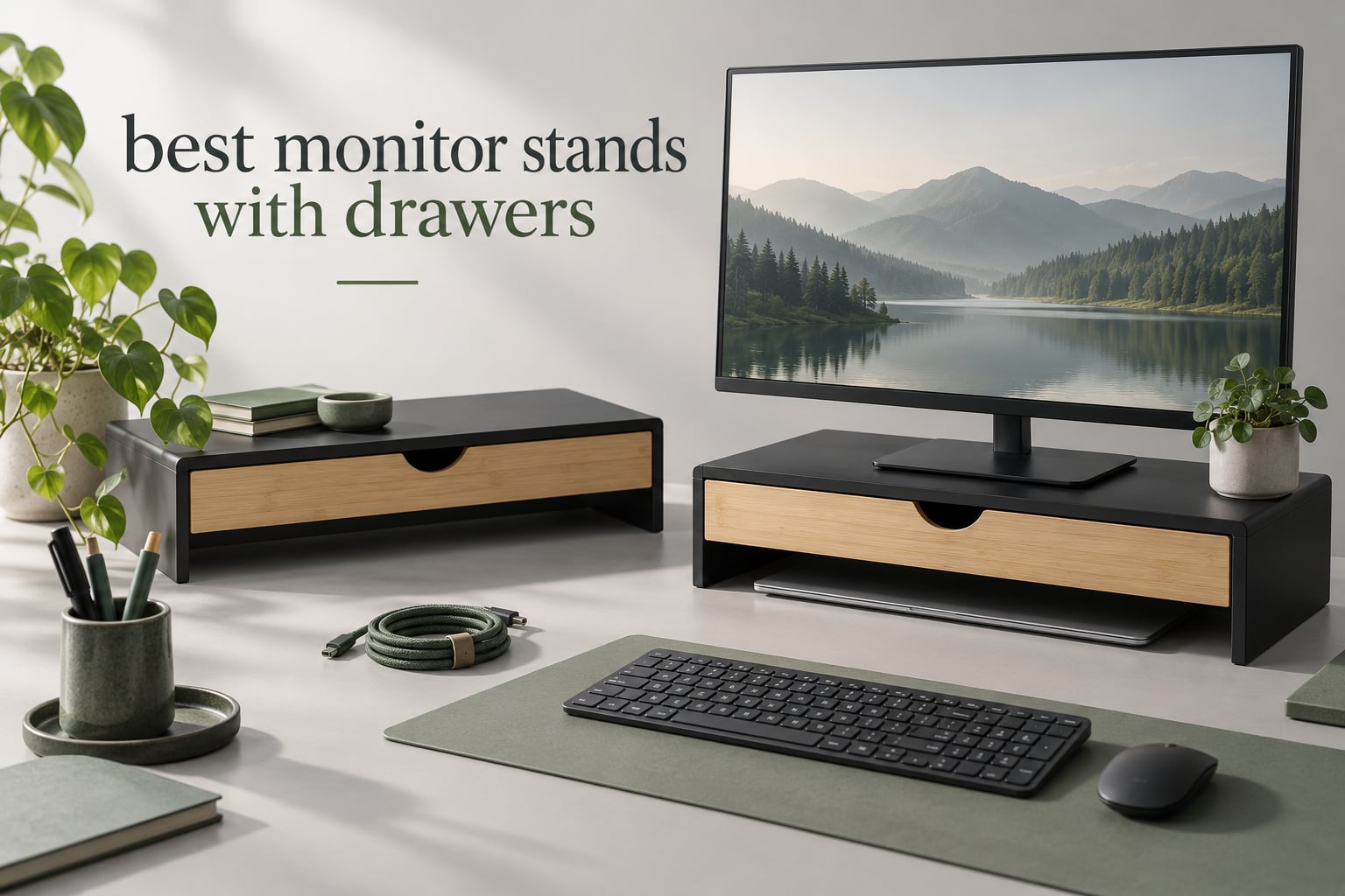 best monitor stands with drawers