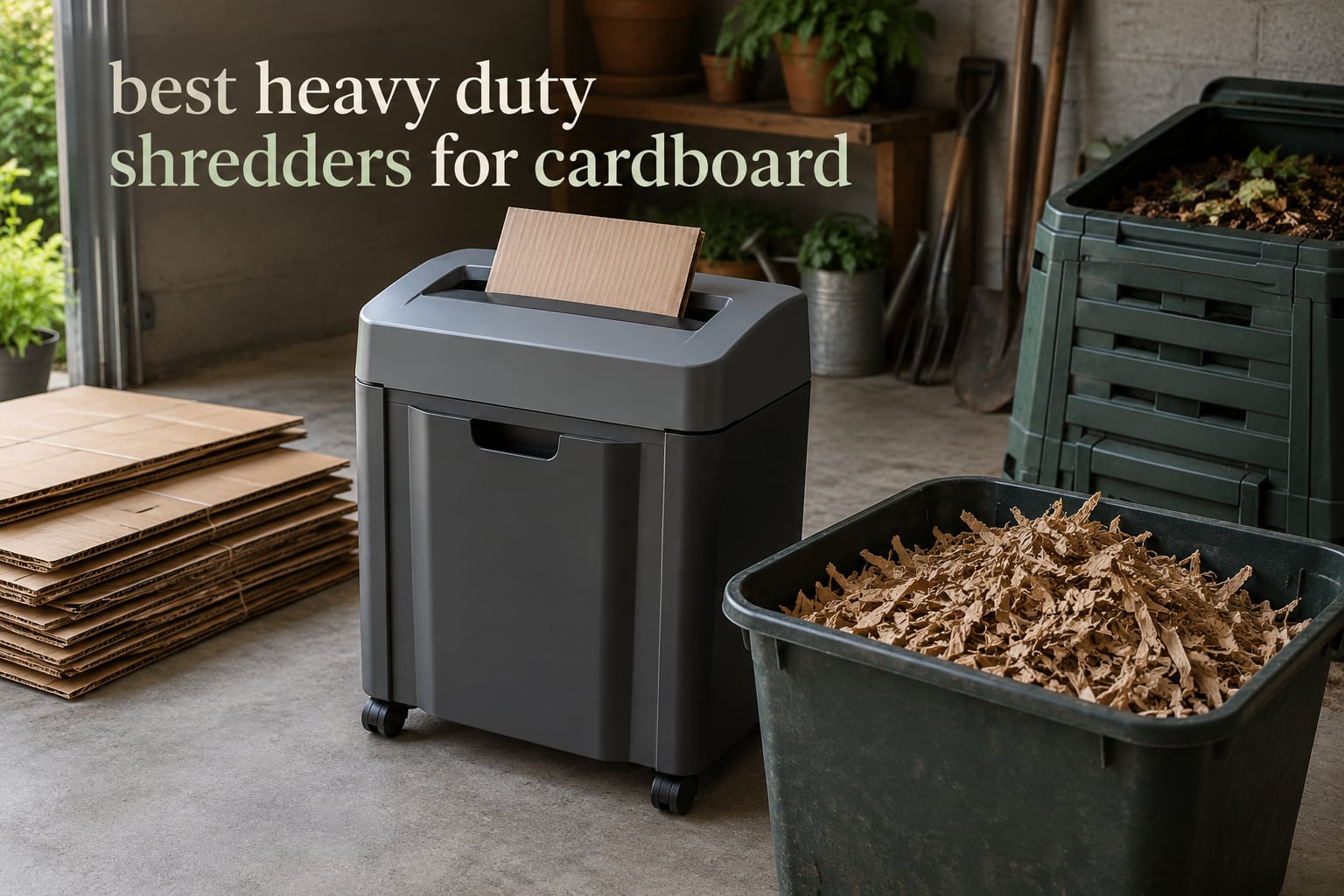 best heavy duty shredders for cardboard