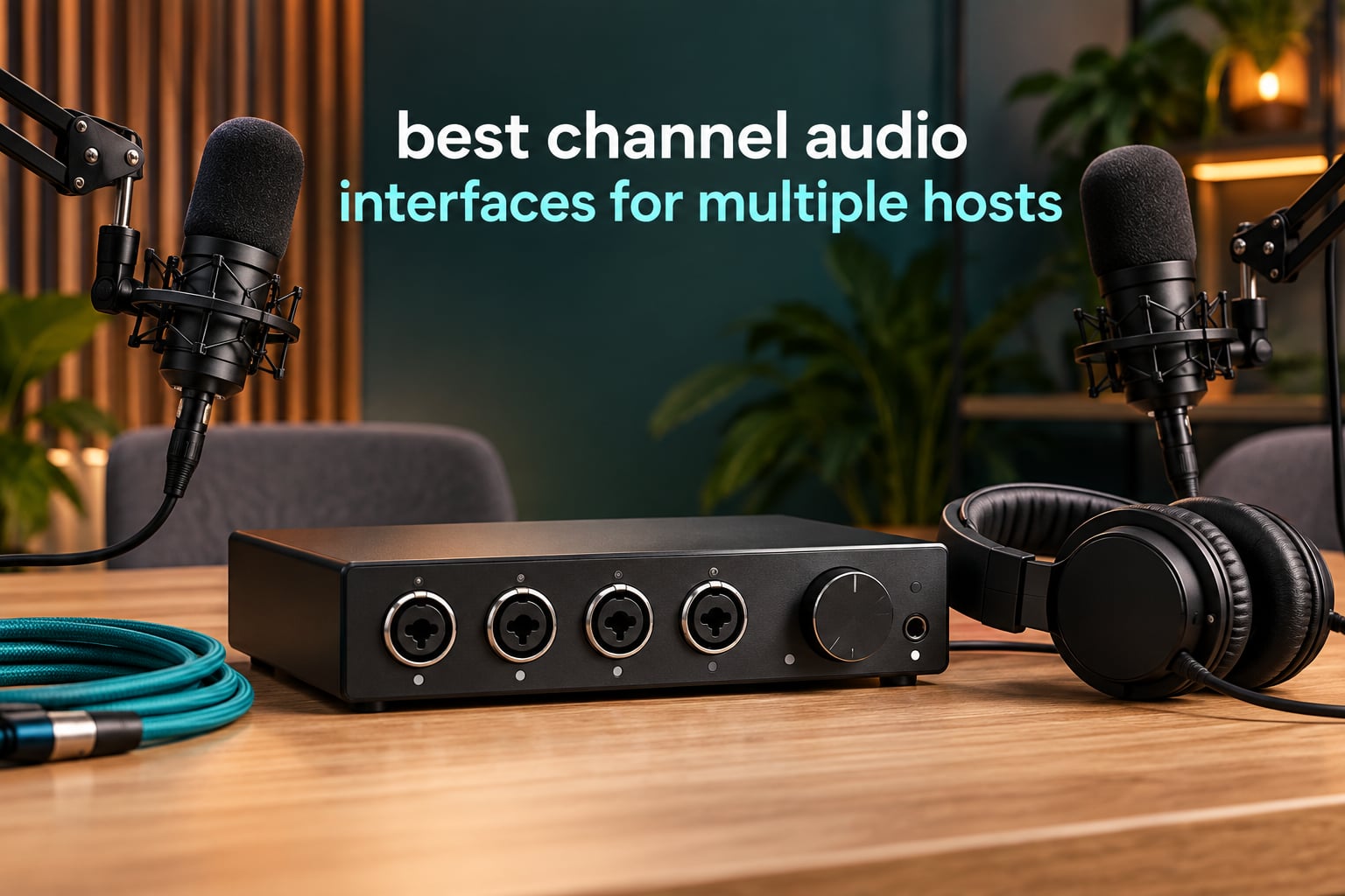 best 4 channel audio interfaces for multiple hosts