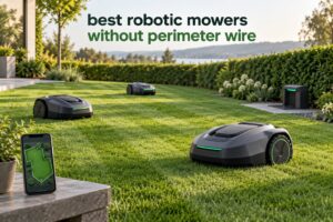 best robotic mowers without perimeter wire
