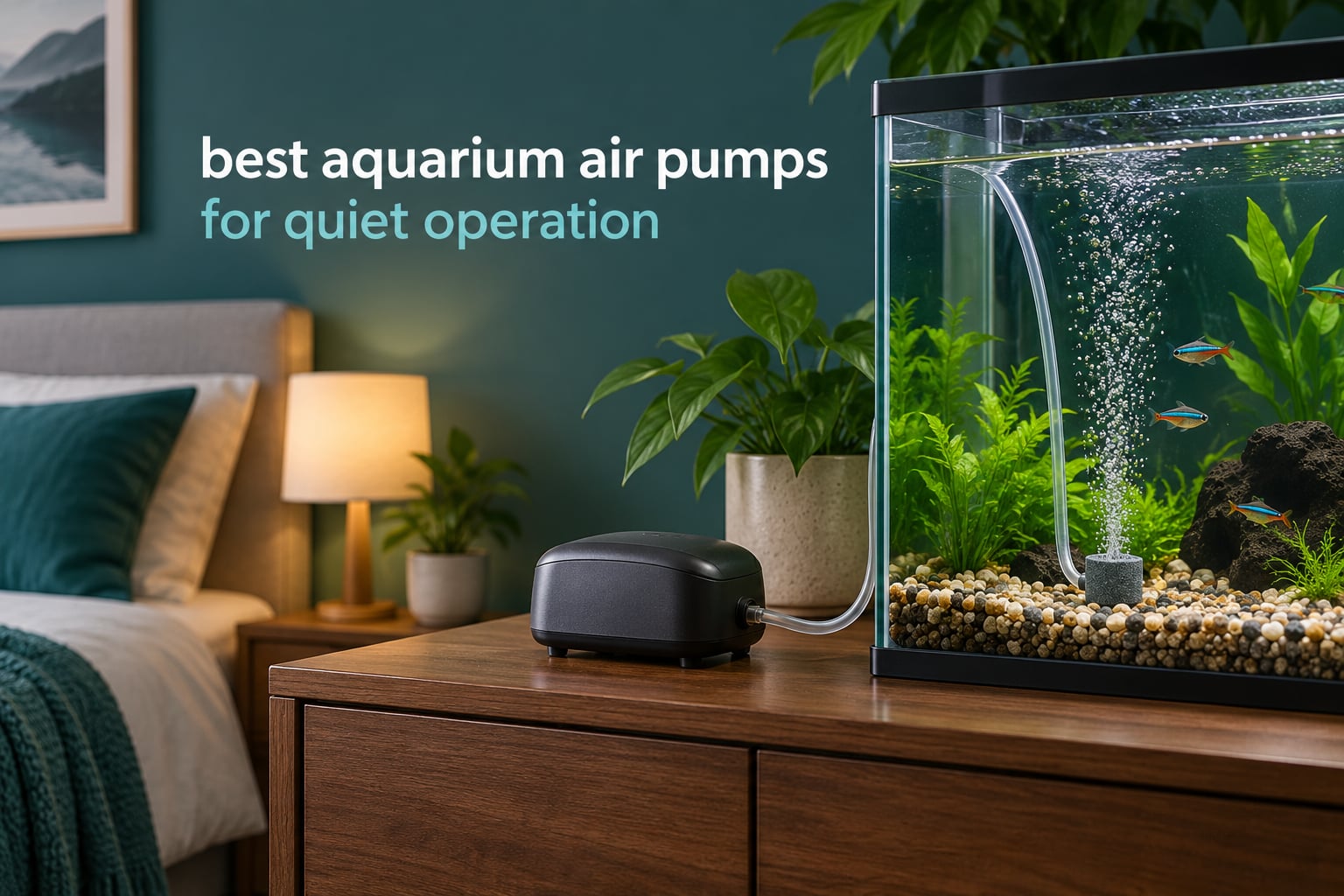 best aquarium air pumps for quiet operation