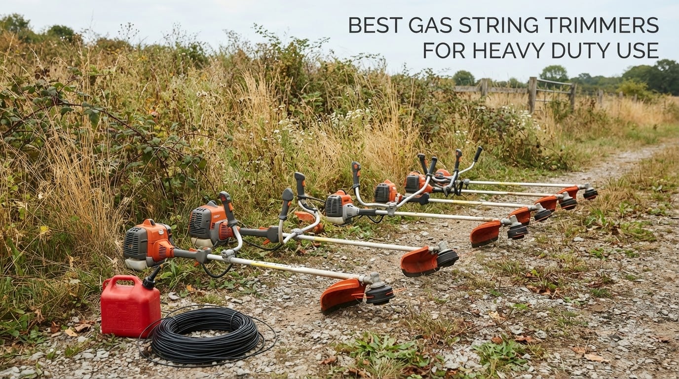 best gas string trimmers for heavy duty use