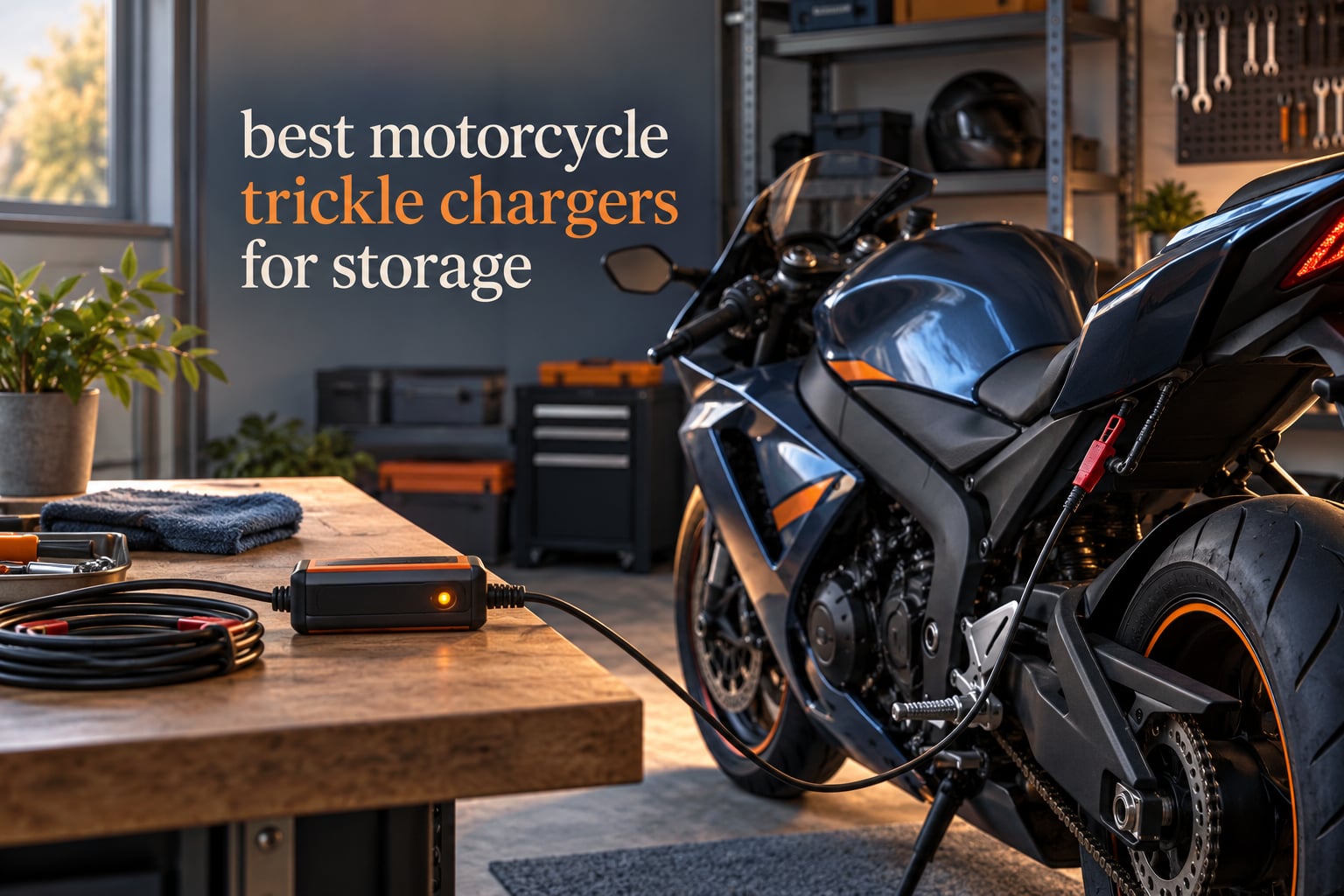 best motorcycle trickle chargers for storage
