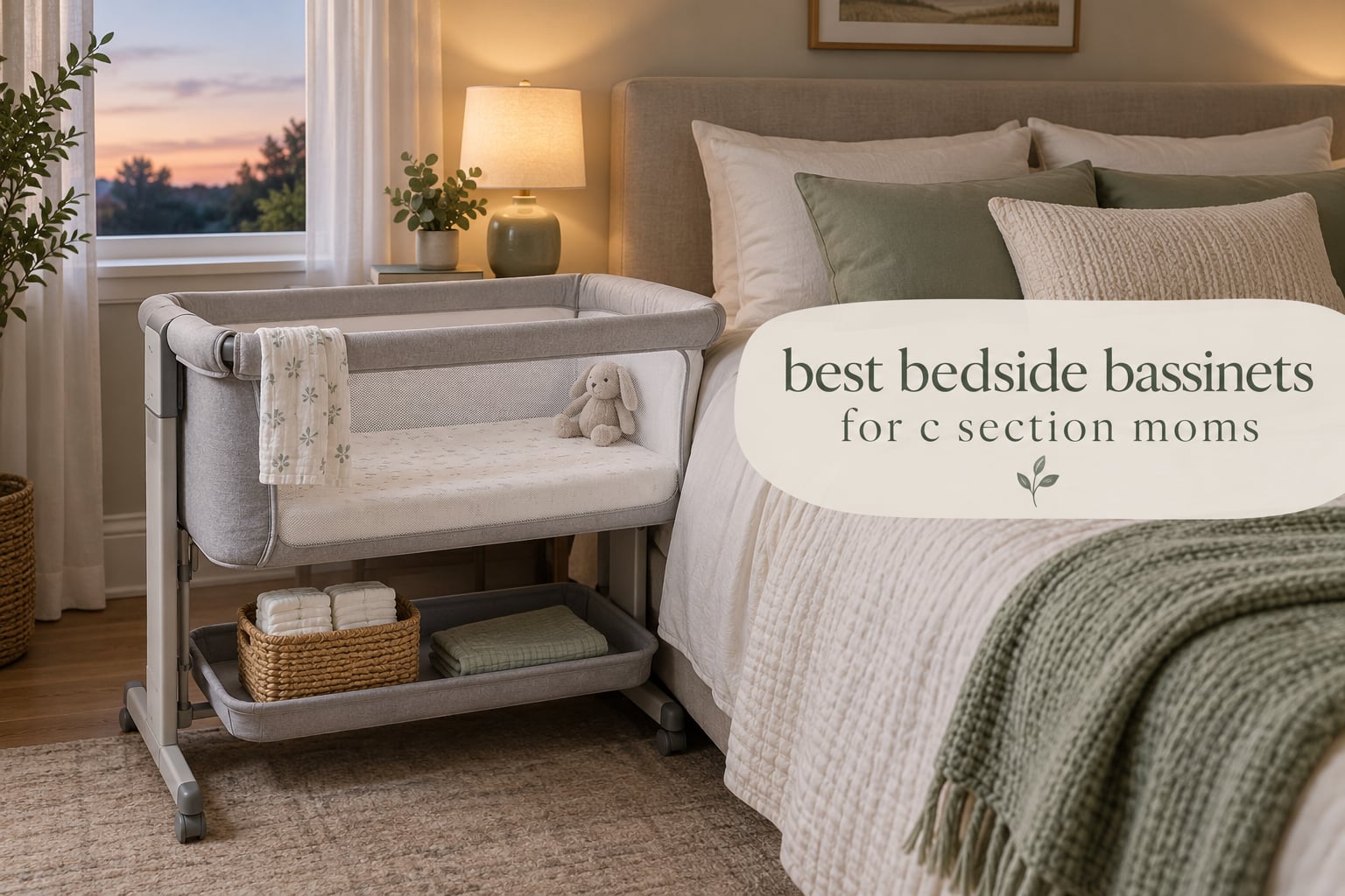 best bedside bassinets for c section moms