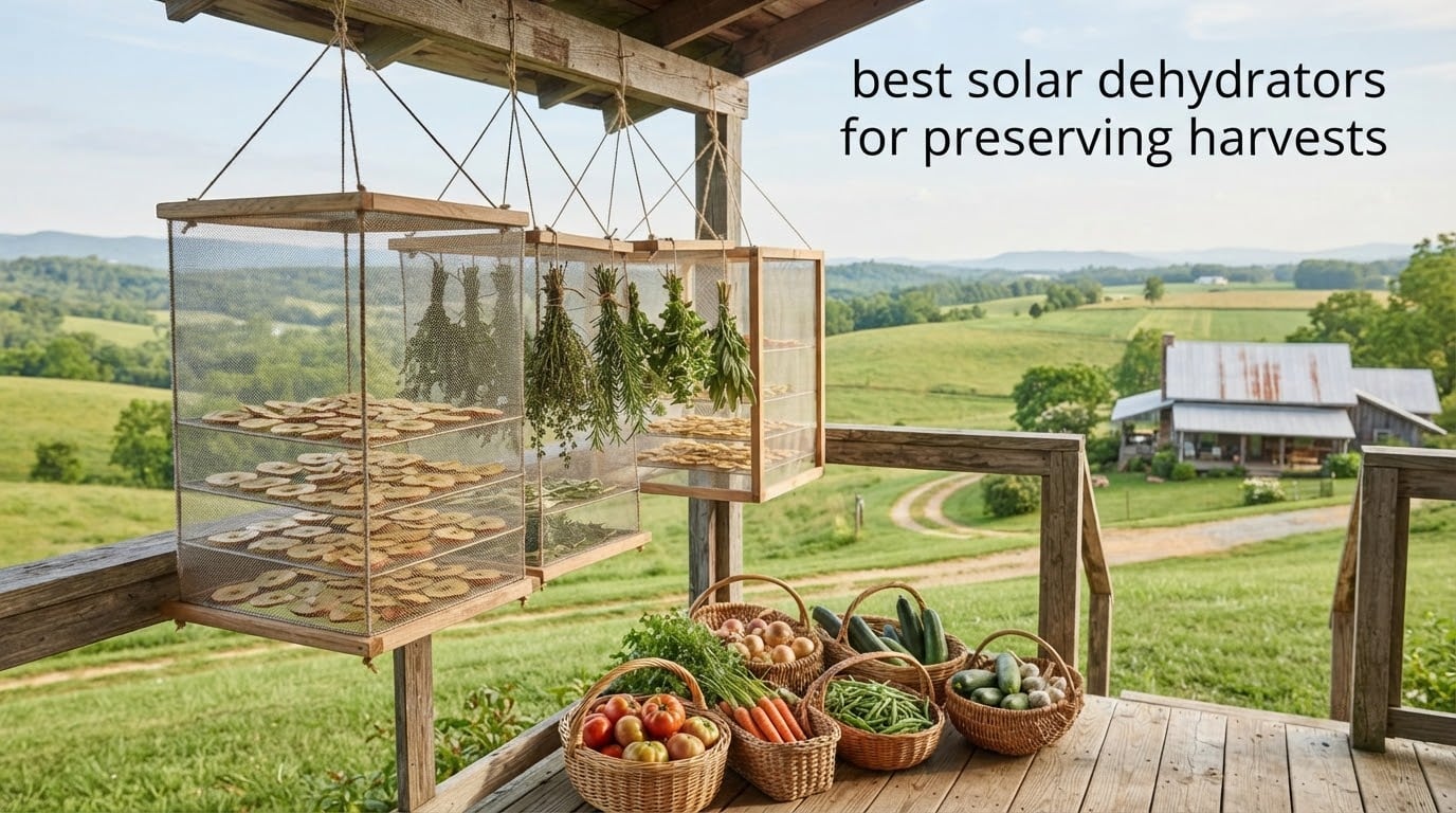 best solar dehydrators for preserving harvests