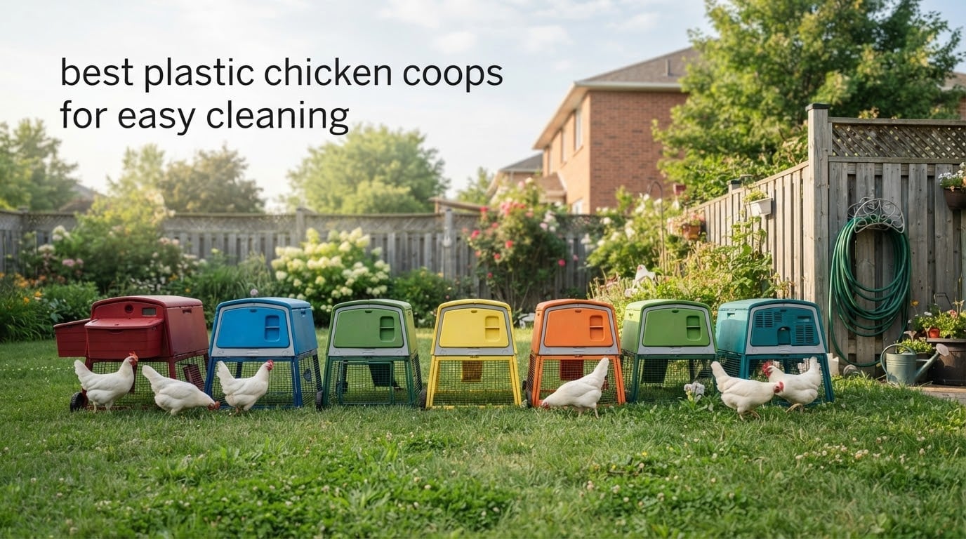 best plastic chicken coops for easy cleaning