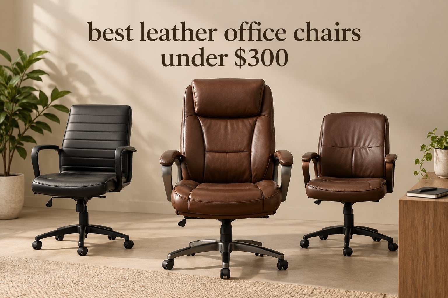 best leather office chairs under $300