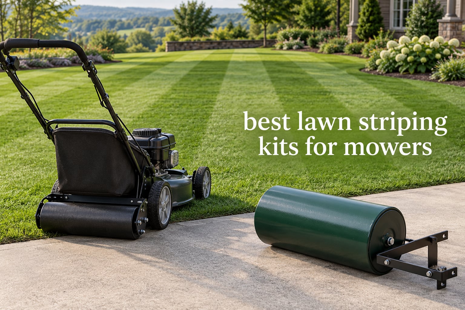 best lawn striping kits for mowers