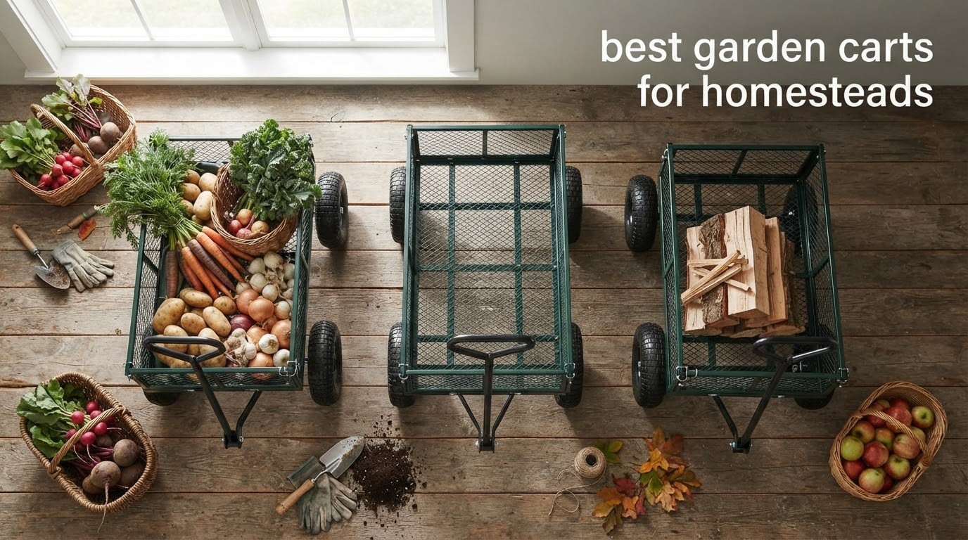 best garden carts for homesteads