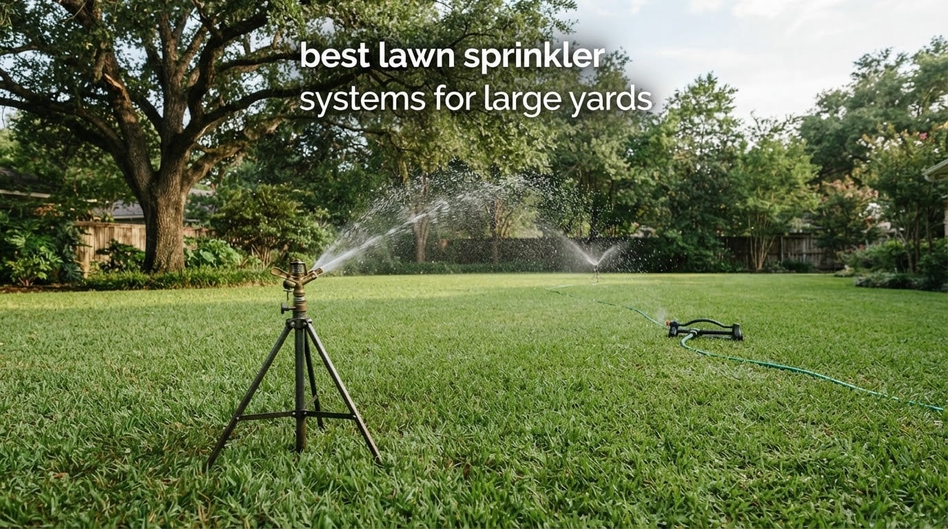 best lawn sprinkler systems for large yards