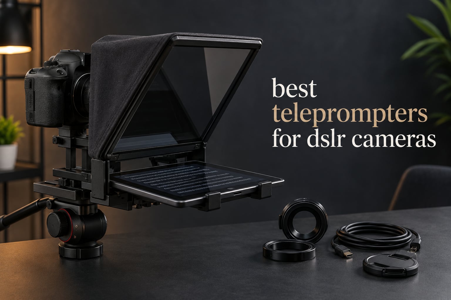 best teleprompters for dslr cameras