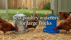 best poultry waterers for large flocks