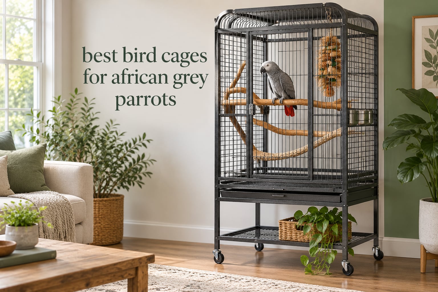 best bird cages for african grey parrots
