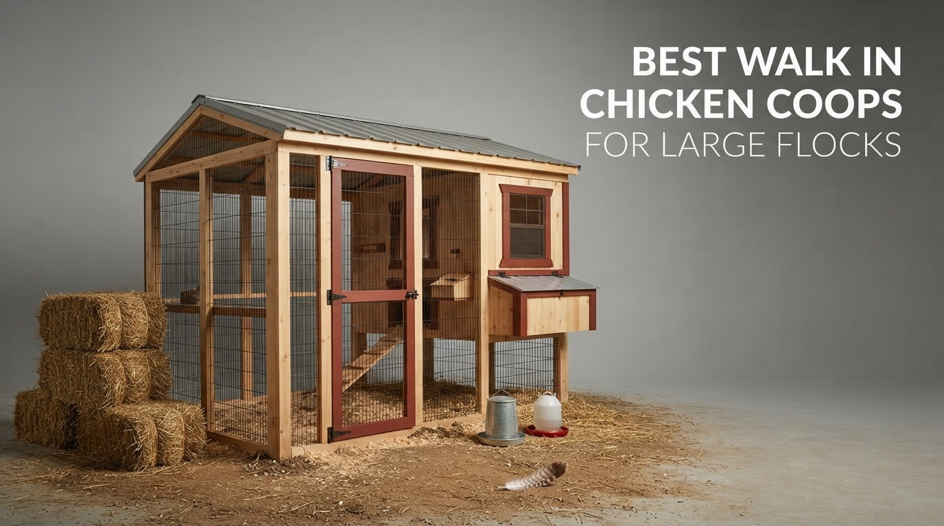 best walk in chicken coops for large flocks