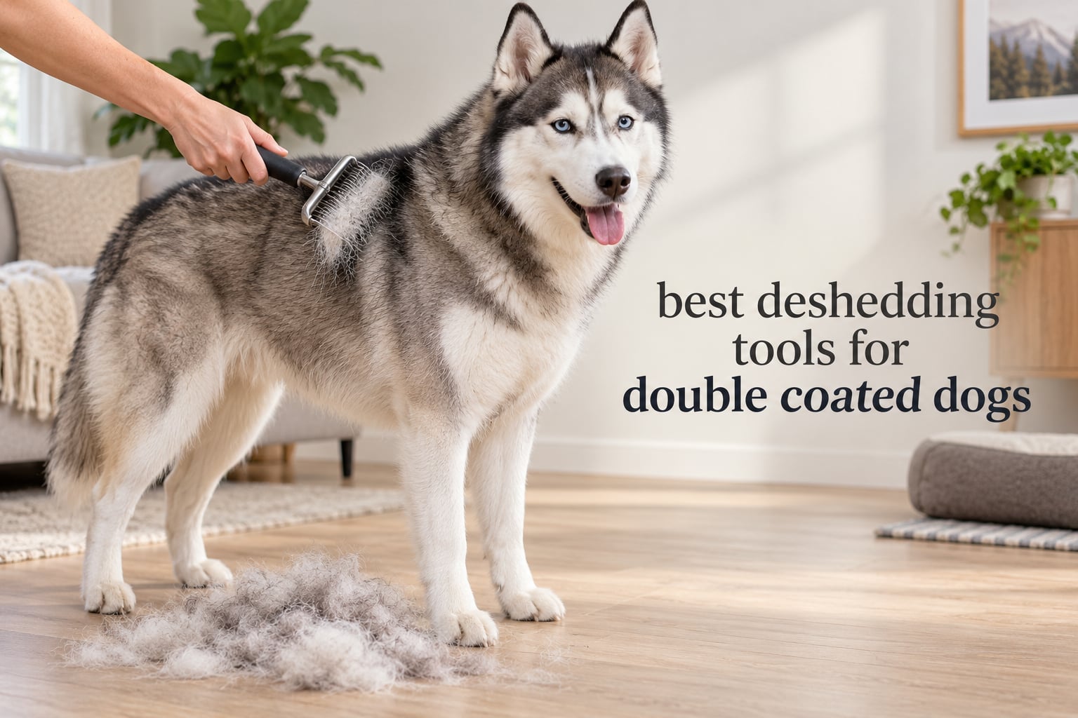 best deshedding tools for double coated dogs