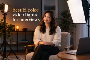 best bi color video lights for interviews