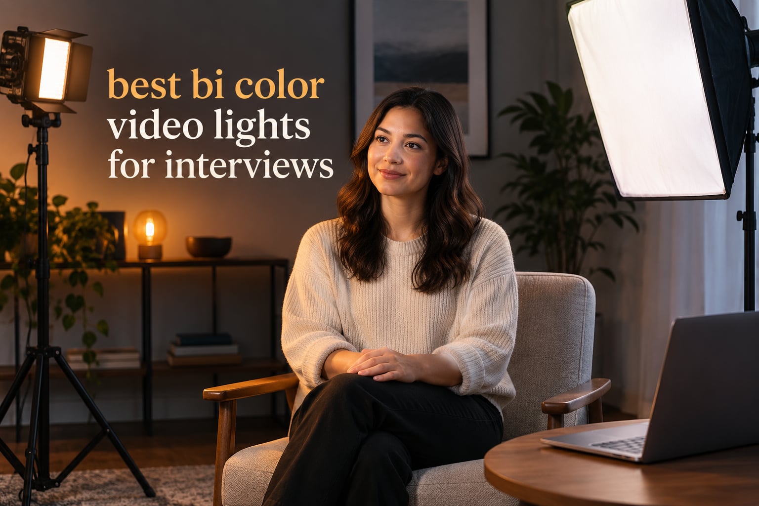 best bi color video lights for interviews