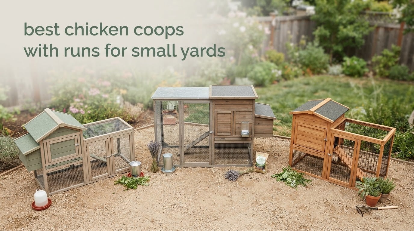 best chicken coops with runs for small yards
