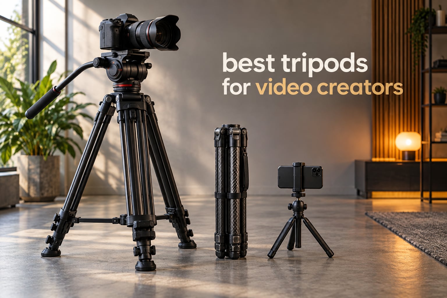 best tripods for video creators