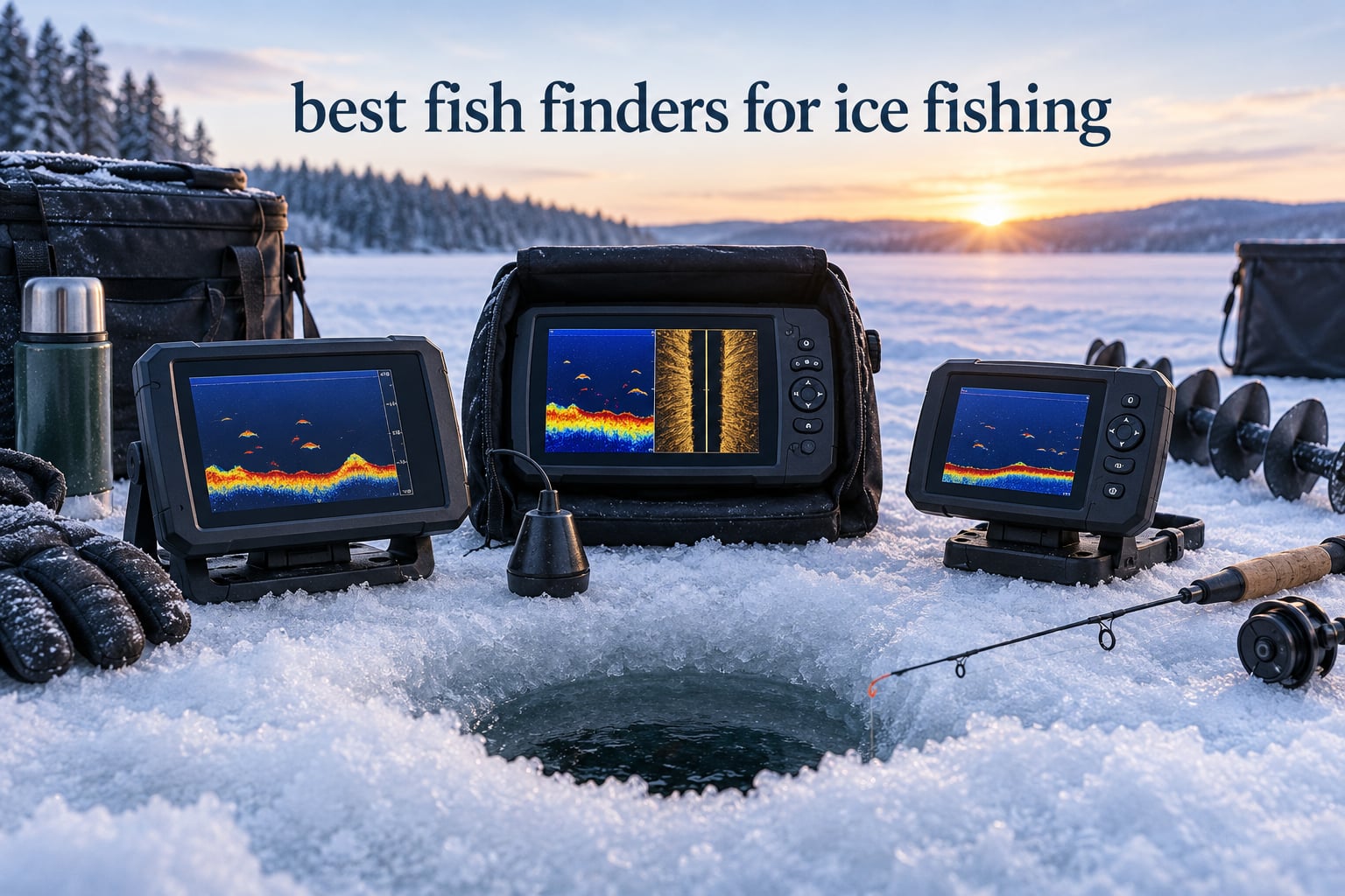 best fish finders for ice fishing