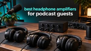 best headphone amplifiers for podcast guests