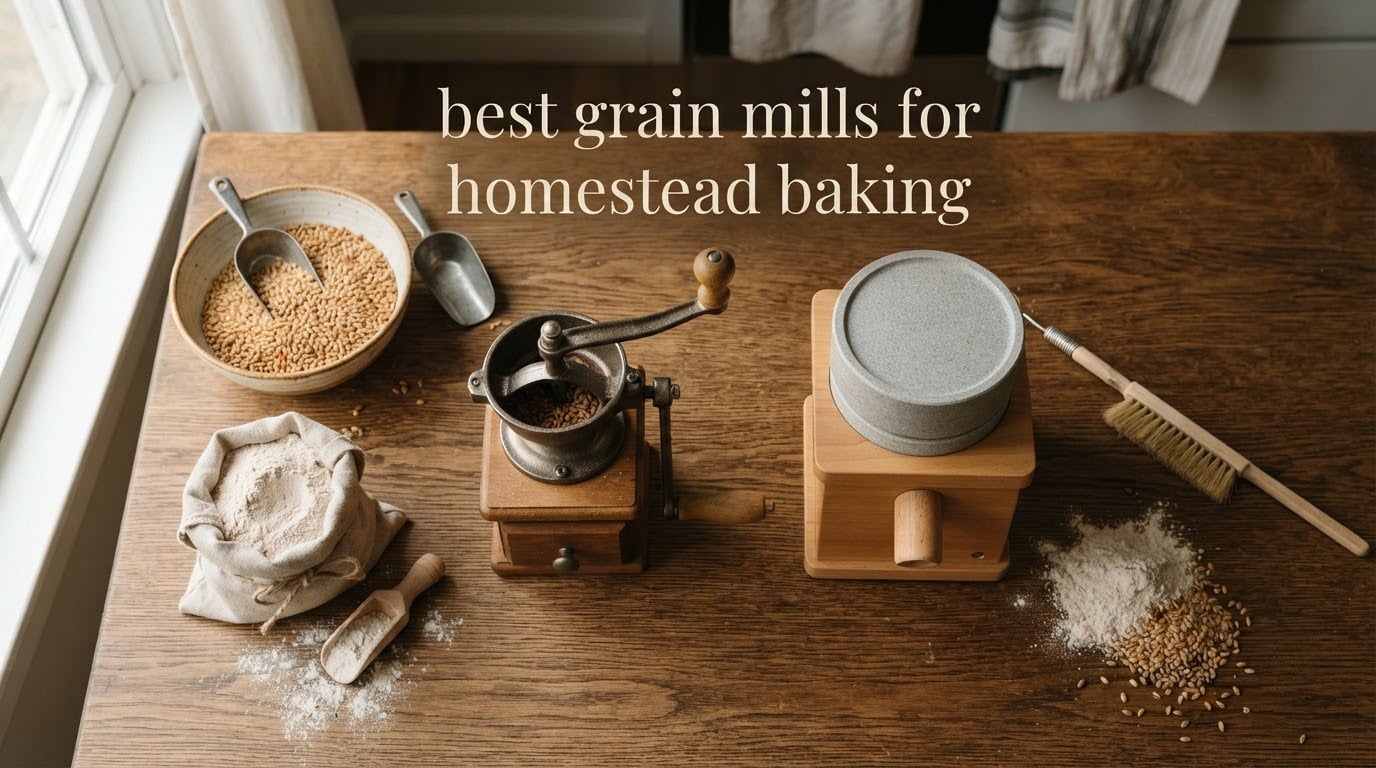 best grain mills for homestead baking