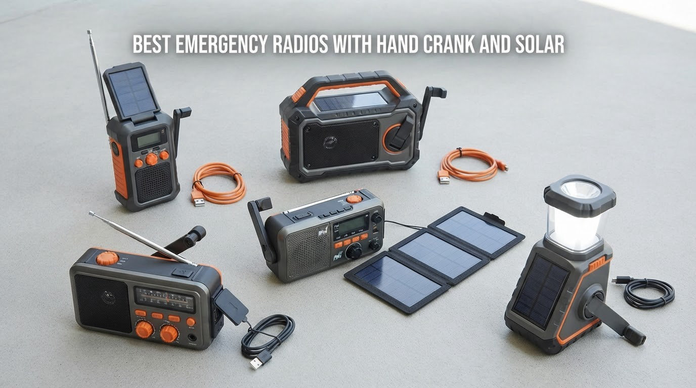 best emergency radios with hand crank and solar