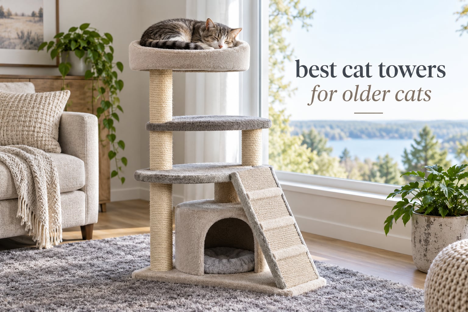 best cat towers for older cats