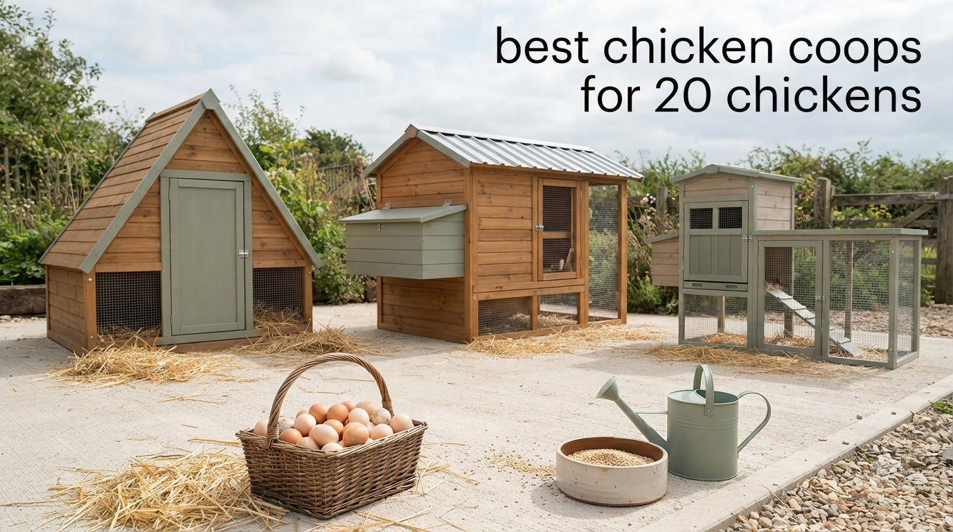 best chicken coops for 20 chickens