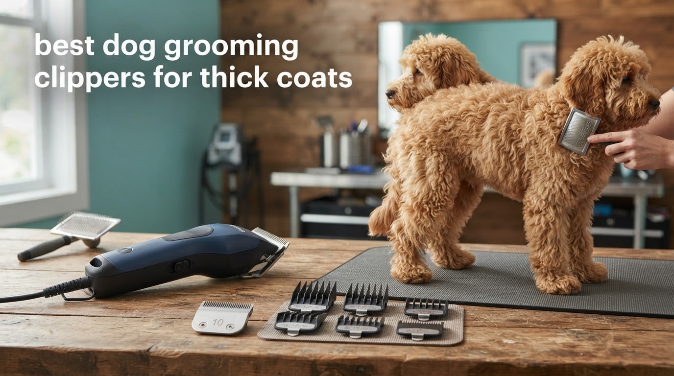 best dog grooming clippers for thick coats