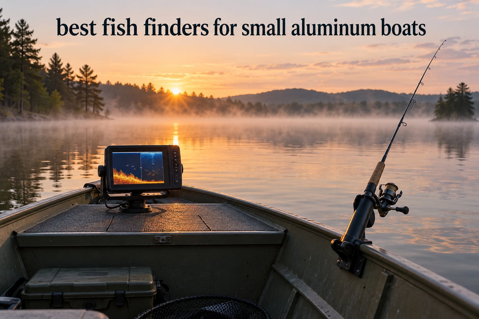 best fish finders for small aluminum boats