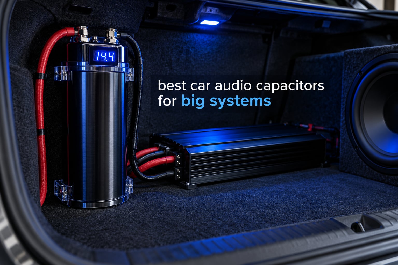 best car audio capacitors for big systems